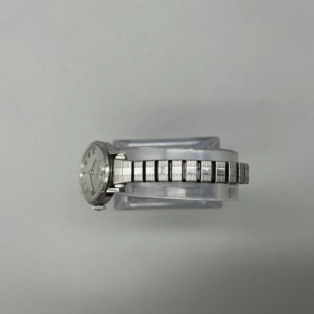 Vintage Seiko Womens Watch 20mm Silver Dial Manual Wind Stainless 11-0030